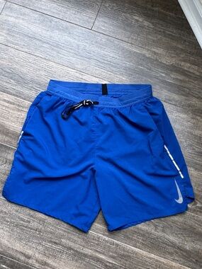 Nike Blue Dri-FIT Athletic Shorts blue M